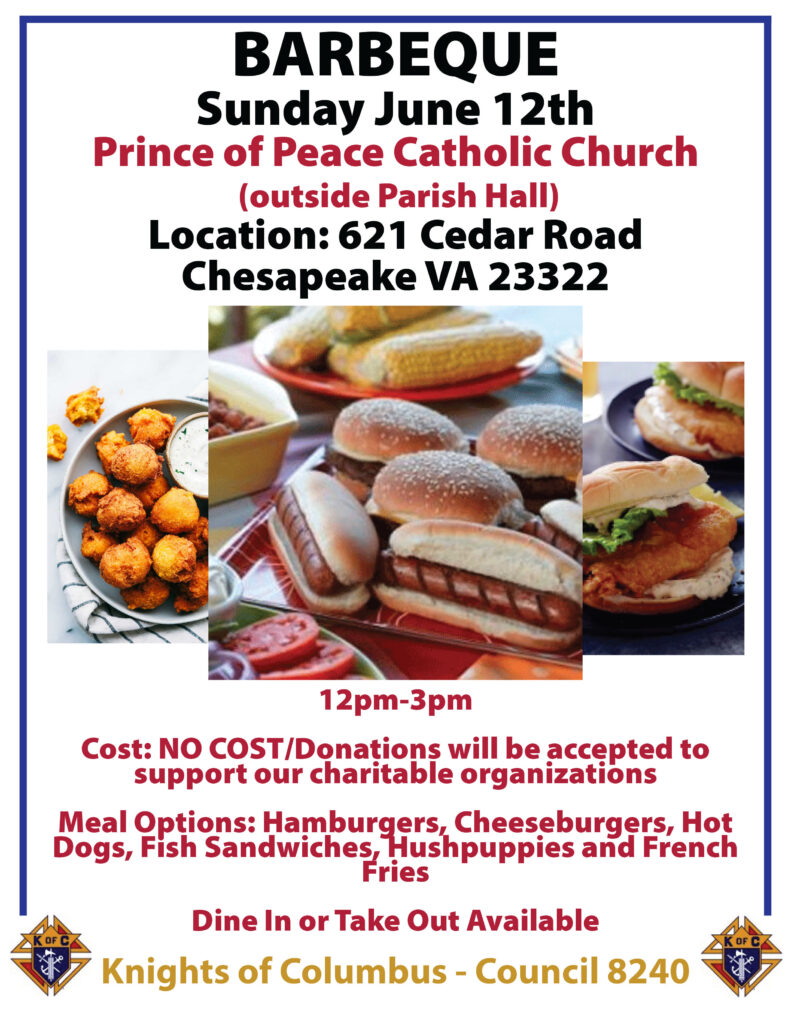 BBQ – Knights of Columbus – Prince of Peace Catholic Church