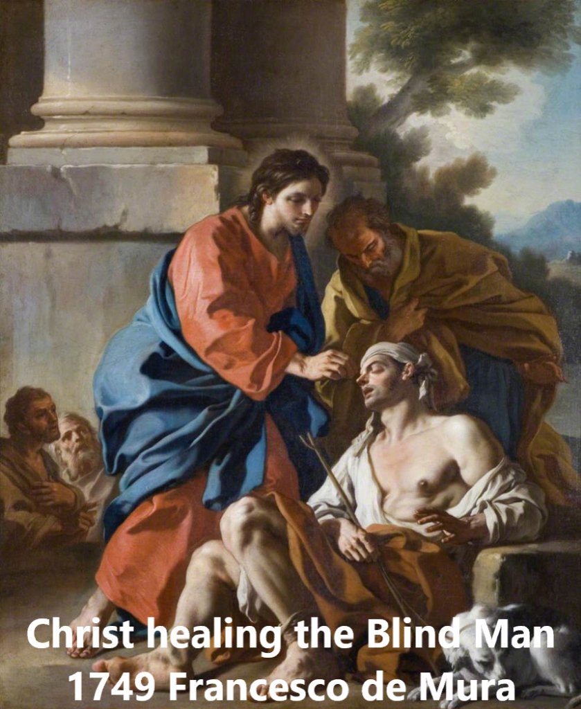 Christ Healingt the Blind Man – Prince of Peace Catholic Church